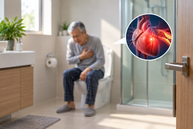 Đau tim khi đi vệ sinh: Bác sĩ cảnh báo thói quen nhiều người mắc - Ảnh 1.