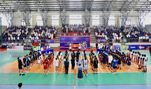 Bóng rổ khai màn Đại hội Thể thao Sinh viên toàn quốc lần thứ VI- Ảnh 2.