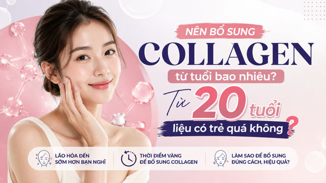 Nên bổ sung collagen từ tuổi bao nhiêu? Từ 20 tuổi liệu có trẻ quá không?- Ảnh 1.