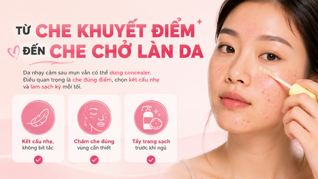Từ che khuyết điểm đến phục hồi: Hành trình 3 giai đoạn cho da sau mụn
- Ảnh 2.