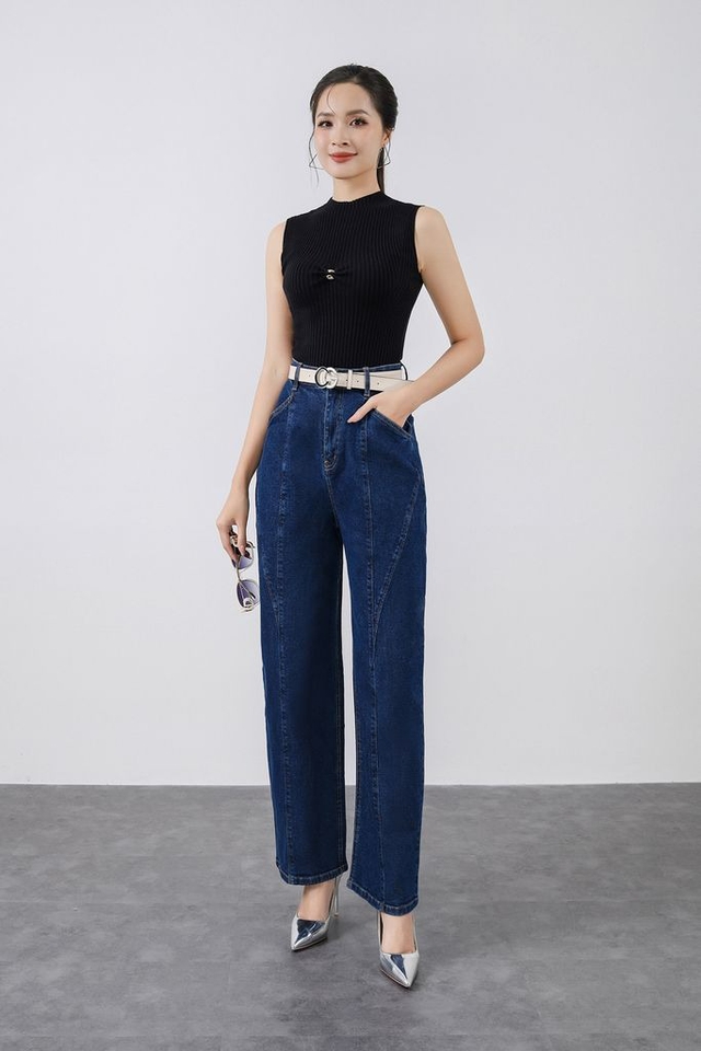 Mặc quần jeans cùng áo ôm như thế nào để tôn trọn khí chất? - Ảnh 4.