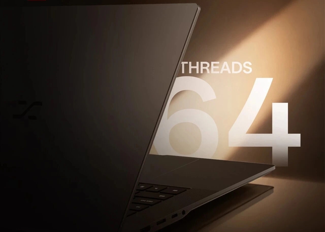 Laptop Trung Quốc g&acirc;y bất ngờ với CPU 64 luồng, RAM 128 GB c&ugrave;ng SSD 8 TB - Ảnh 1.