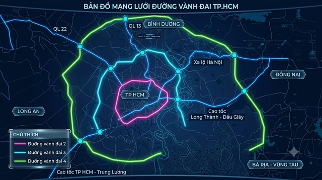 TP.HCM đề xuất làm thêm gần 700 km đường vành đai - Ảnh 2.