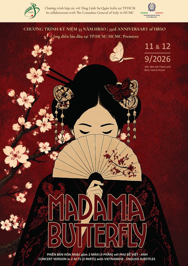 Lần đầu công diễn kiệt tác opera 'Madama Butterfly' tại TP.HCM - Ảnh 1.