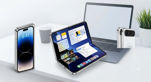 Gi&aacute; b&aacute;n iPhone gập đầu ti&ecirc;n của Apple sẽ tạo bất ngờ? - Ảnh 1.