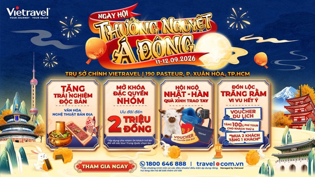 ‘Thưởng Nguyệt Á Đông’ - Điểm hẹn văn hóa đặc sắc cùng Vietravel - Ảnh 1.