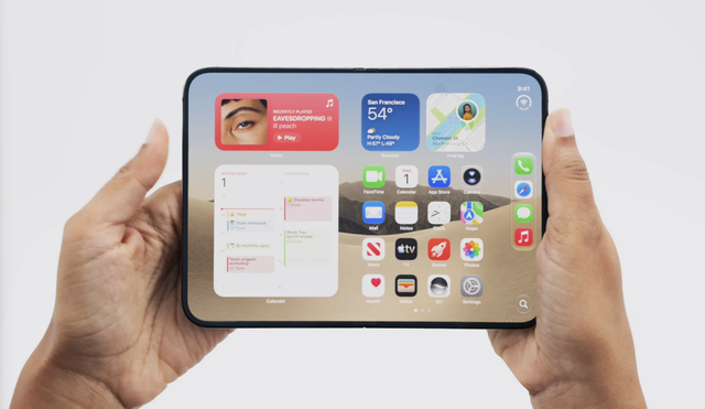 Apple trình làng loạt sản phẩm mới với tâm điểm là iPhone Duo màn hình gập - Ảnh 1.