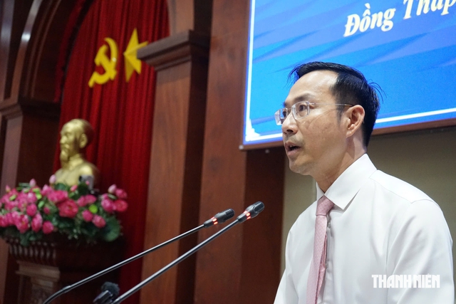 Ông Nguyễn Thanh Nhàn được bầu giữ chức Chủ tịch UBND tỉnh Đồng Tháp - Ảnh 3.