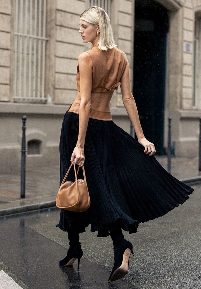 5 autumn street styles with midi skirts - Photo 8.