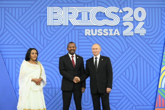 Tổng thống Nga Putin chào đón lãnh đạo các nước dự hội nghị BRICS- Ảnh 3.