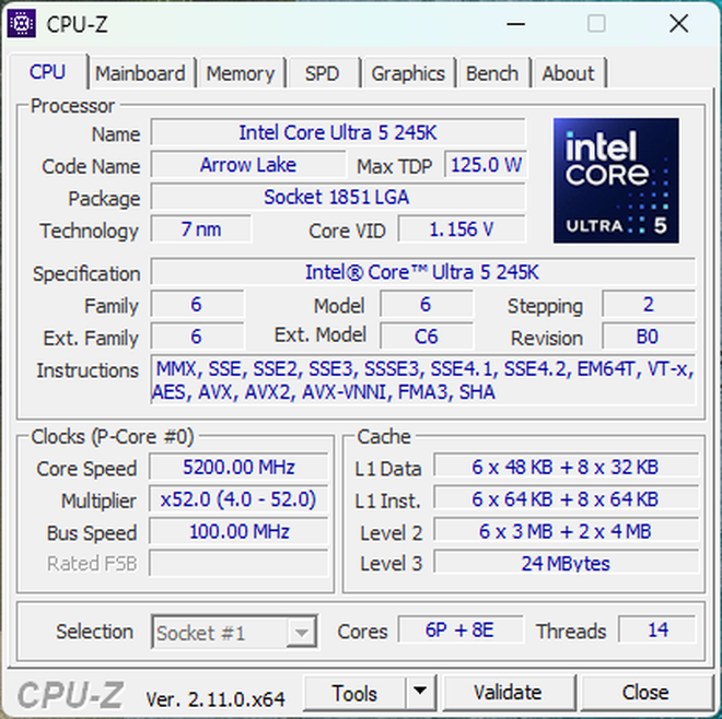 Trải nghiệm Intel Core Ultra 5 245K: Đánh bại i5-14600K với kiến trúc Arrow Lake- Ảnh 5.