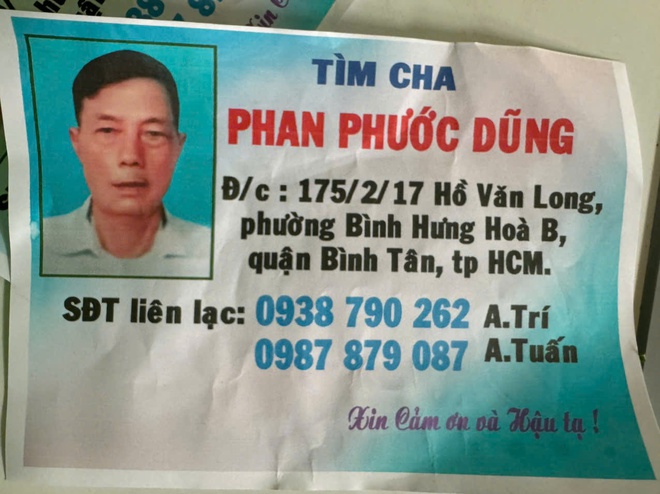 Cha biệt tích nửa tháng, con tìm khắp TP.HCM: 'Sắp hết năm, mong gia đình đoàn tụ'- Ảnh 2.