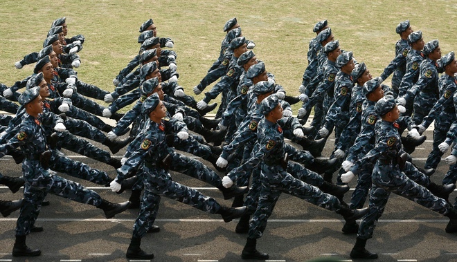 Toàn cảnh sơ duyệt Lễ diễu binh kỷ niệm 70 năm chiến thắng Điện Biên Phủ- Ảnh 12.