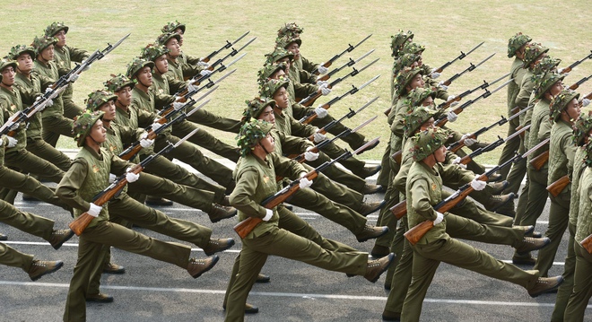 Toàn cảnh sơ duyệt Lễ diễu binh kỷ niệm 70 năm chiến thắng Điện Biên Phủ- Ảnh 11.