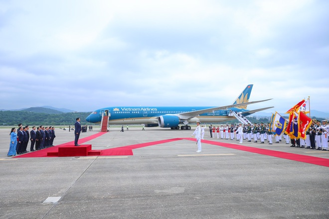 Lễ đón chính thức Thủ tướng Phạm Minh Chính và phu nhân tại Hàn Quốc- Ảnh 3.