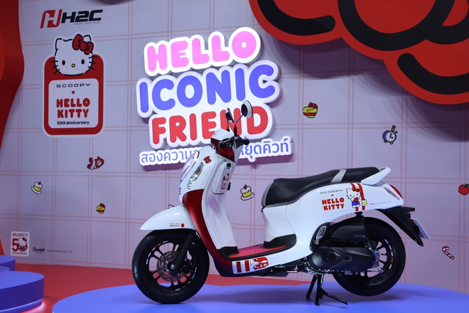 Chỉ sản xuất 2.000 chiếc, Honda Scoopy Hello Kitty về Việt Nam giá gần 90 triệu đồng - Ảnh 5.