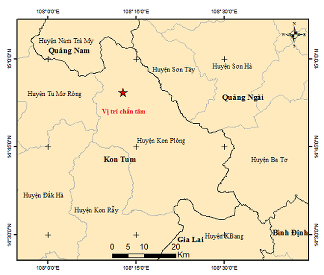 Kỷ lục động đất ở Kon Tum: 46 trận trong 2 ngày- Ảnh 2.