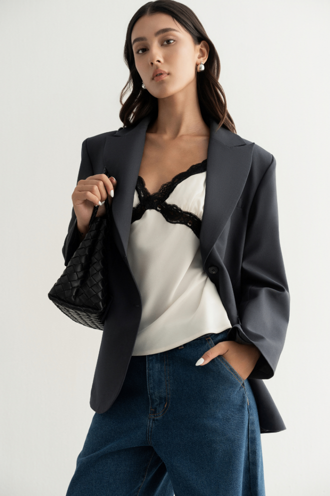 Điểm nhấn cho phong cách công sở mùa thu với áo blazer- Ảnh 5.