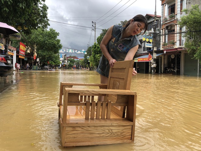 Nước lũ bắt đầu rút ở Thái Nguyên, Lào Cai- Ảnh 5.