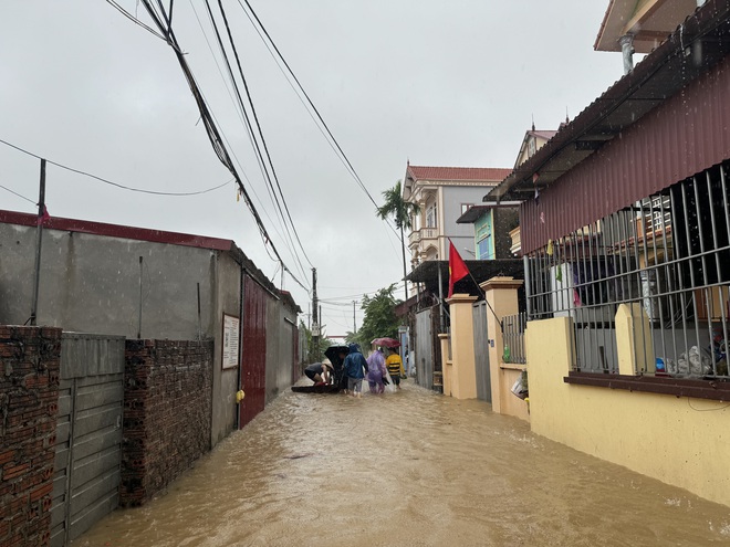 Dân ngoại thành Hà Nội đội mưa ra đồng, vớt vát tài sản chạy đua với lũ- Ảnh 2.