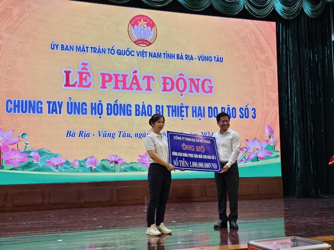 Bà Rịa-Vũng Tàu phát động ủng hộ đồng bào bị thiệt hại do bão số 3- Ảnh 3.