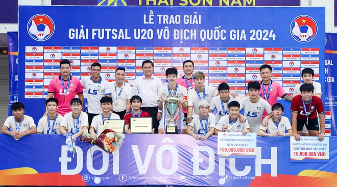 Quật ngã Sài Gòn Titans TP.HCM, Thái Sơn Bắc lên ngôi giải futsal U.20 quốc gia 2024- Ảnh 3.