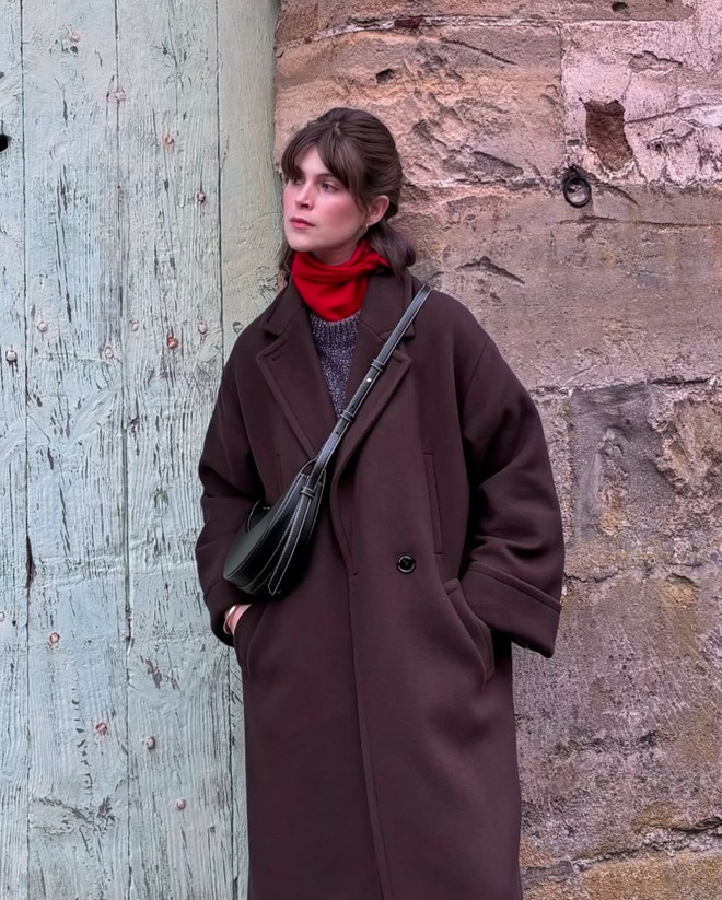 Overcoat, the most necessary luxurious coat in the cold season - Photo 3.