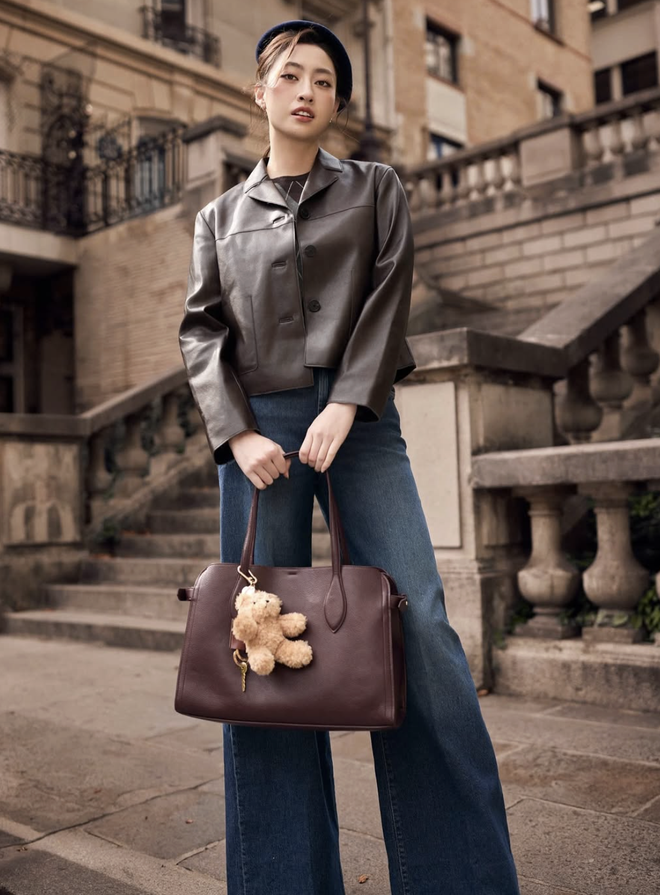 Diện áo khoác da chuẩn fashionista cho ngày thu thêm chất- Ảnh 1.