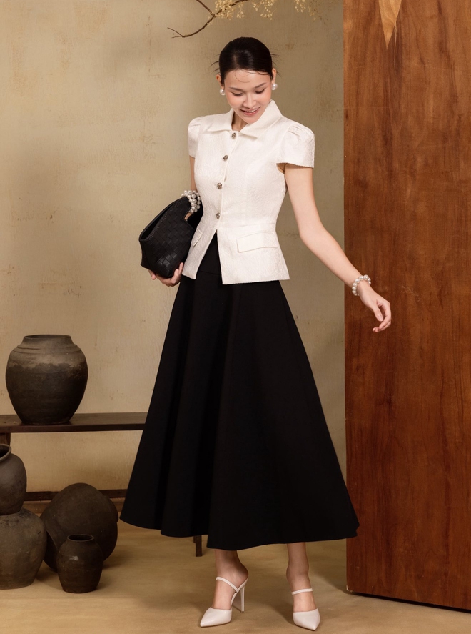 Bí ý tưởng phối đồ, diện ngay cặp đôi áo và chân váy- Ảnh 9.