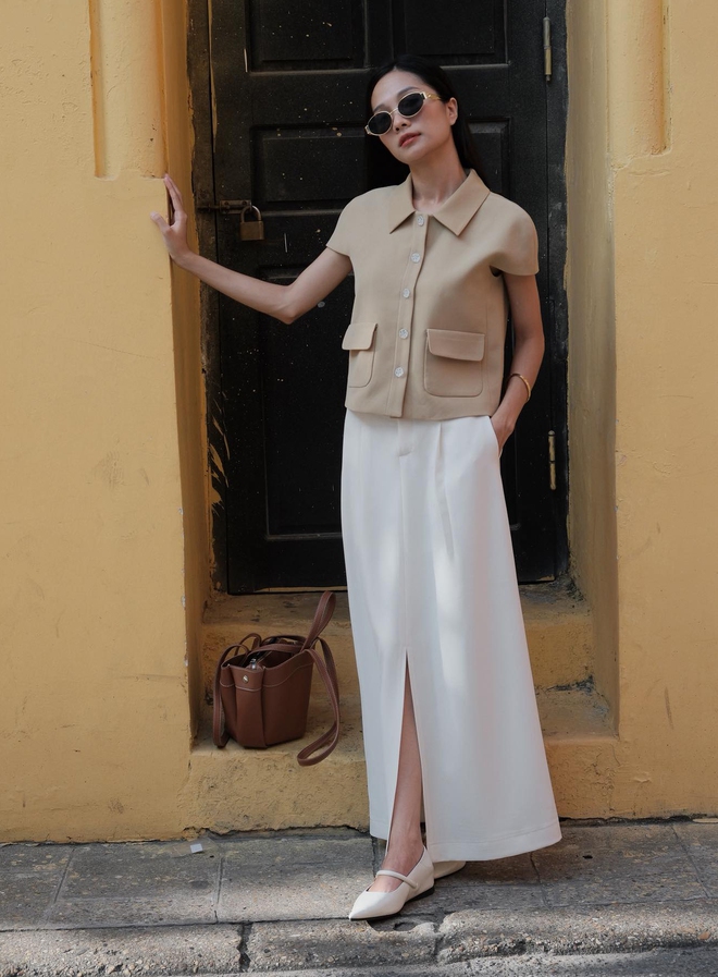 Bí ý tưởng phối đồ, diện ngay cặp đôi áo và chân váy- Ảnh 3.