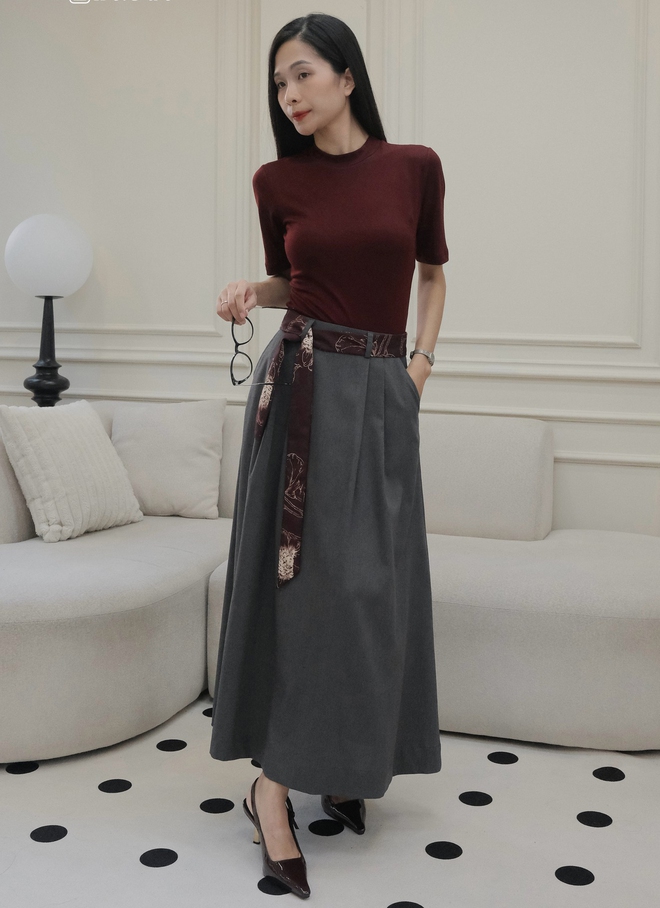 Bí ý tưởng phối đồ, diện ngay cặp đôi áo và chân váy- Ảnh 4.