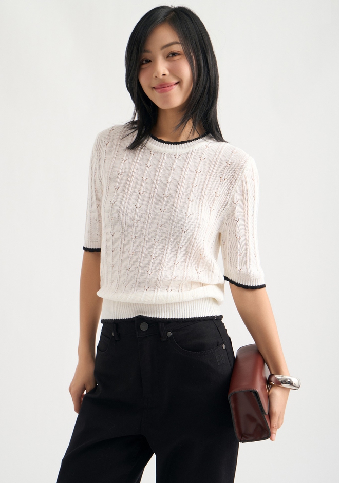 Áo dệt kim và quần denim: Cặp đôi hoàn hảo cho phong cách thời trang mùa lạnh - Ảnh 8.