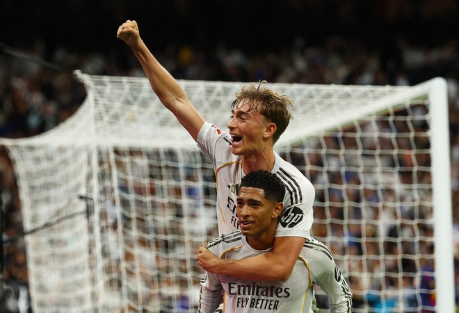 Real Madrid đánh bại Barca ở ‘Siêu kinh điển’: Mbappe cực hay, VAR gây tranh cãi- Ảnh 1. Real Madrid đánh bại Barca ở ‘Siêu kinh điển’: Mbappe cực hay, VAR gây tranh cãi- Ảnh 1.