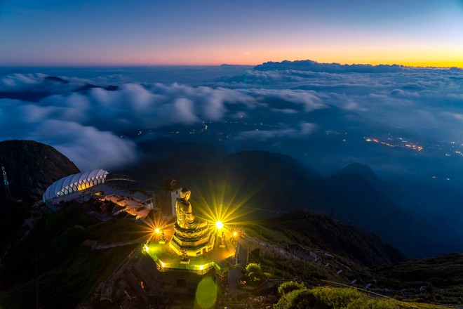 Ngắm dải ngân hà lung linh trong đêm trên đỉnh Fansipan- Ảnh 6.