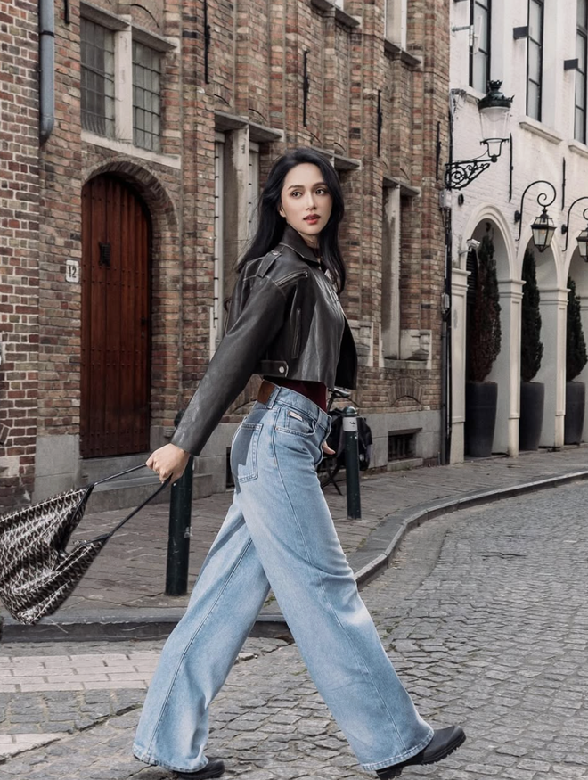 Dễ mặc, dễ phối - quần jeans ống rộng chinh phục mọi phong cách- Ảnh 2.