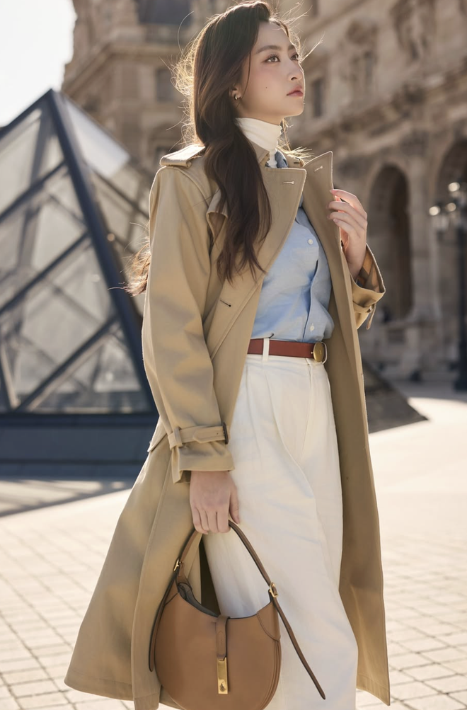 Tối giản mà sang trọng với quần dài trắng- Ảnh 1. Tối giản mà sang trọng với quần dài trắng- Ảnh 1.