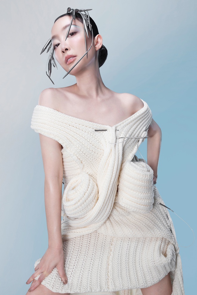 Nghệ sĩ Linh Nga tỏa sáng trong bst lấy cảm hứng từ sử thi của người Mường - Ảnh 2.