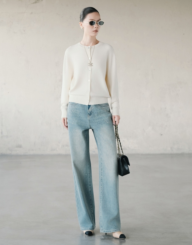 Bí quyết diện cardigan xinh ngất ngây- Ảnh 8.