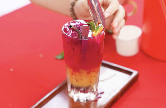 Độc đáo những 'thức uống xanh' xuất hiện ở lễ hội ẩm thực chay tại TP.HCM - Ảnh 7.