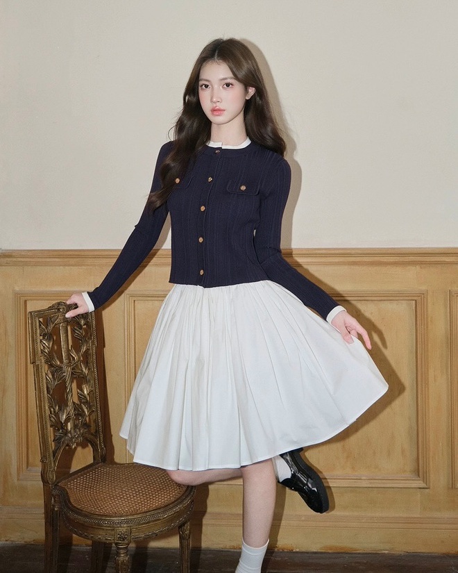 Giai điệu dịu dàng của mùa cùng áo len dệt kim, cardigan mềm mại- Ảnh 11.