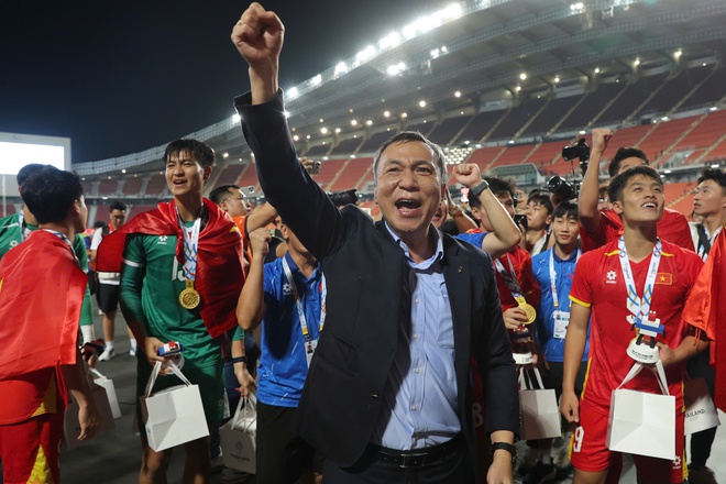 Chủ tịch VFF: SEA Games 33 l&agrave; lời khẳng định cho hướng đi đ&uacute;ng đắn của b&oacute;ng đ&aacute; Việt Nam- Ảnh 6.