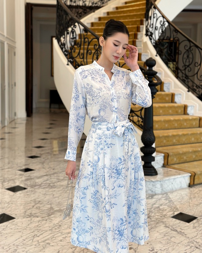 Váy midi cổ điển đa nhiệm, mặc lúc nào cũng hợp- Ảnh 7.