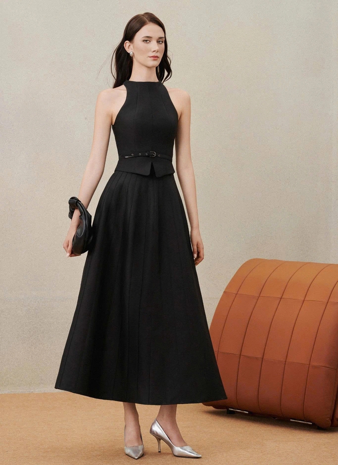 Đẹp cả tuần chỉ với ba gam màu trắng, đen, beige Đẹp cả tuần chỉ với ba gam màu trắng, đen, beige- Ảnh 7.