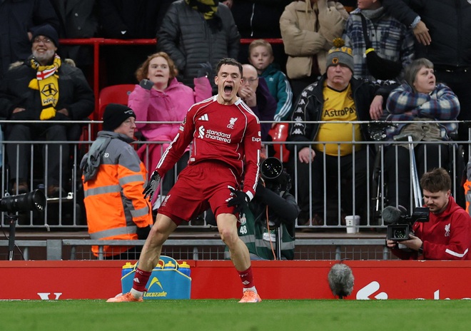 &lsquo;Bom tấn&rsquo; Florian Wirtz l&agrave;m điều đặc biệt, Liverpool đ&aacute;nh bại Wolves: Vẫn kh&oacute; đuổi kịp Arsenal- Ảnh 3.