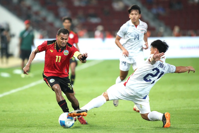 U.23 Thái Lan chơi 'cực cháy' ở hiệp 2, thắng đậm Đông Timor ngày ra quân: Đứng đầu bảng- Ảnh 2. U.23 Thái Lan chơi 'cực cháy' ở hiệp 2, thắng đậm Đông Timor ngày ra quân: Đứng đầu bảng- Ảnh 2.