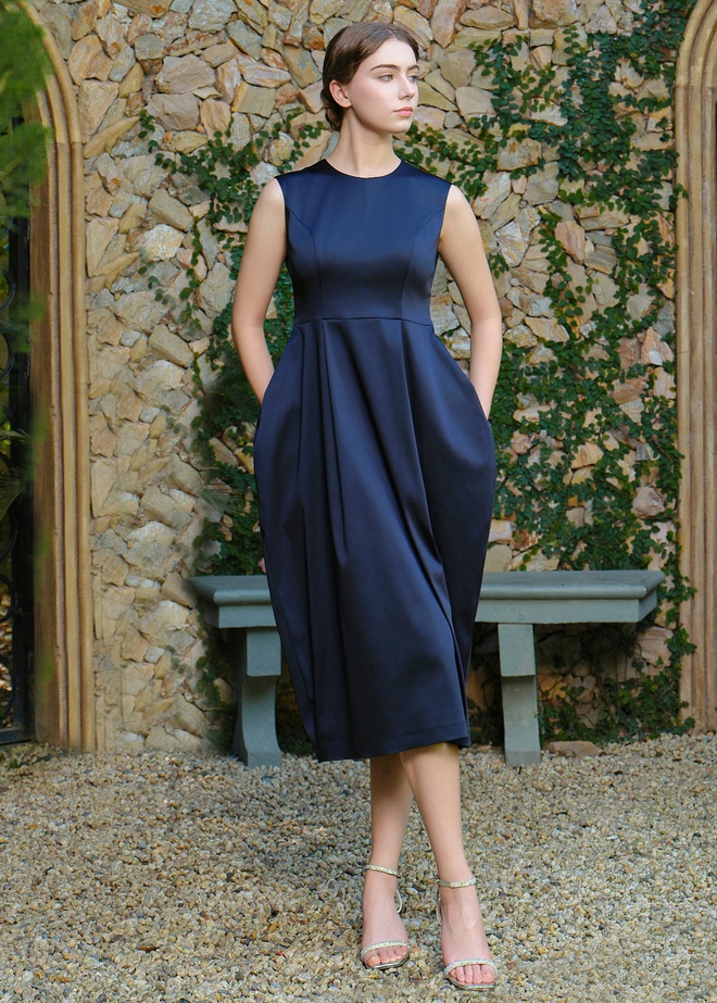 Đầm dự tiệc đơn sắc, sức hút ấn tượng ngay từ ánh nhìn đầu tiên - Ảnh 9.