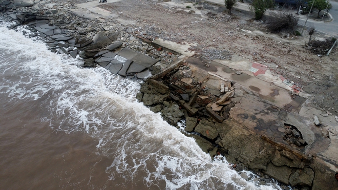 Nam Định th&uacute;c tiến độ, k&egrave; biển Thịnh Long vẫn tan hoang- Ảnh 14.