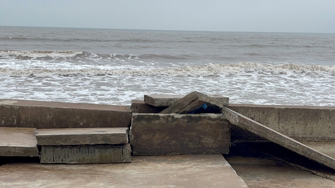 Nam Định th&uacute;c tiến độ, k&egrave; biển Thịnh Long vẫn tan hoang- Ảnh 10.