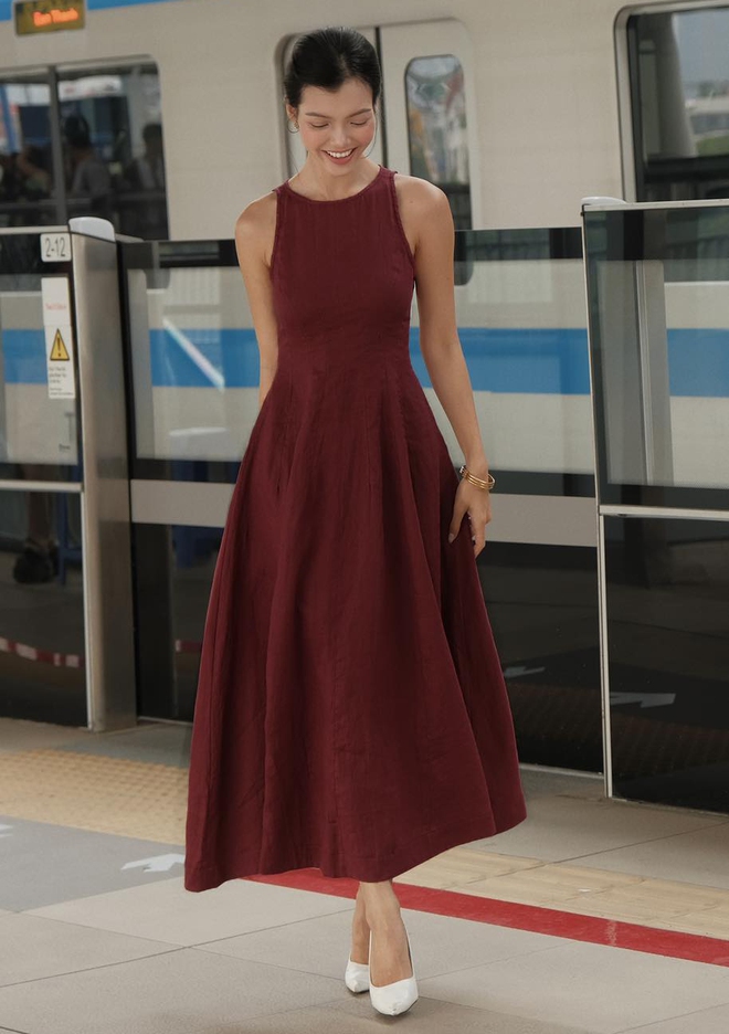 Váy suông và trang phục linen: Bí quyết thời trang mát mẻ cho mùa nắng - Ảnh 7. Váy suông và trang phục linen: Bí quyết thời trang mát mẻ cho mùa nắng - Ảnh 7.