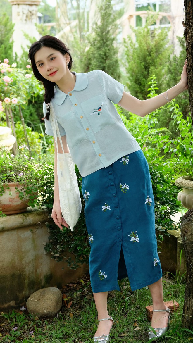 Mặc linen đơn giản nhưng sang xịn miễn bàn- Ảnh 4. Mặc linen đơn giản nhưng sang xịn miễn bàn- Ảnh 4.